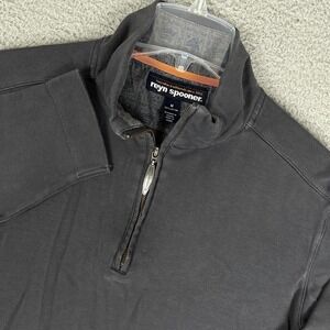 Reyn Spooner Pullover Sweater Mens Medium Half Zip‎ Casual Long Sleeve Preppy